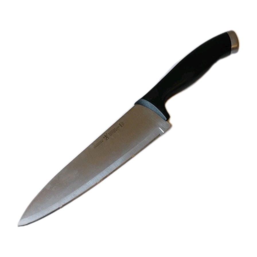 Henckels Silver Cap 8 Inch Chef Knife 13571-200 Serrated Swilling J A Henckles