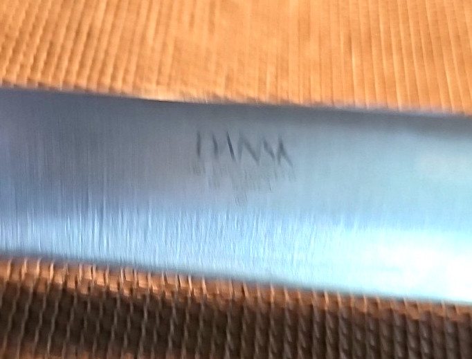 Dansk Slicer Knife 13 1/2″ – 8 1/2″ Blade – Teak Handle Mid Century Modern Japan