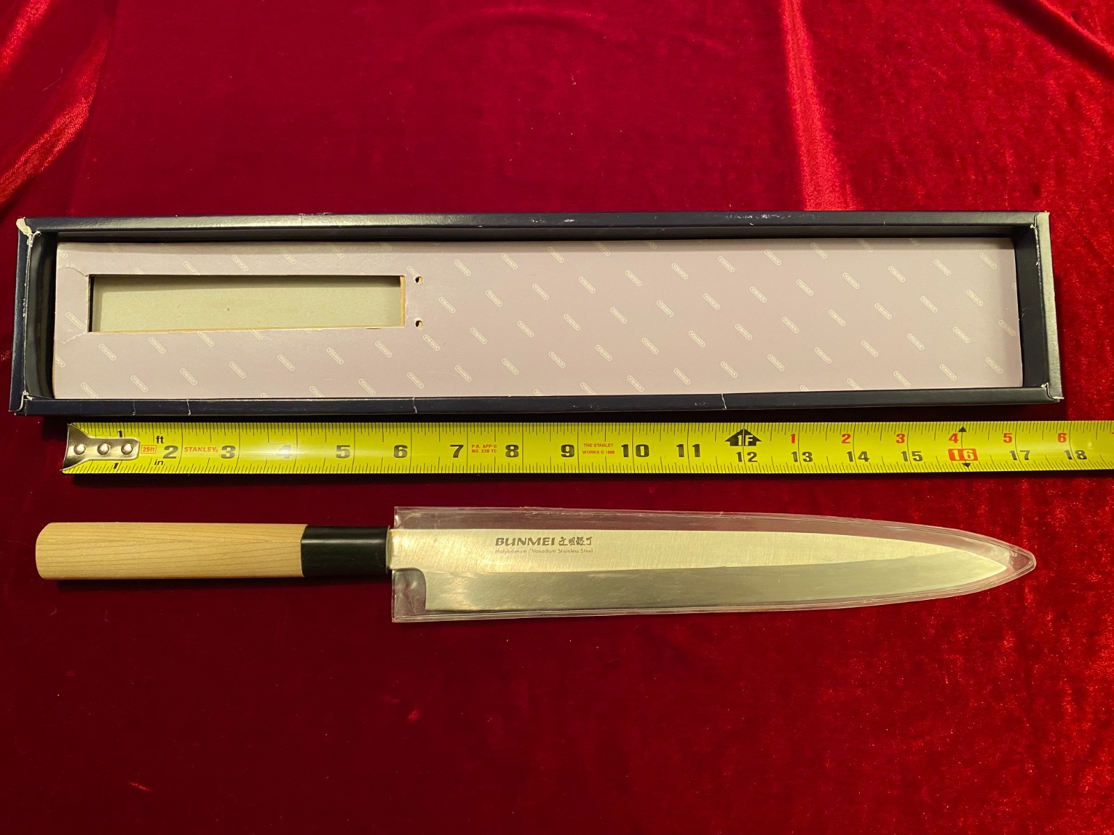NEW Sakai Keisuke Yasuki Carbon Steel Yanagi Sushi Sashimi Knife Made in Japan