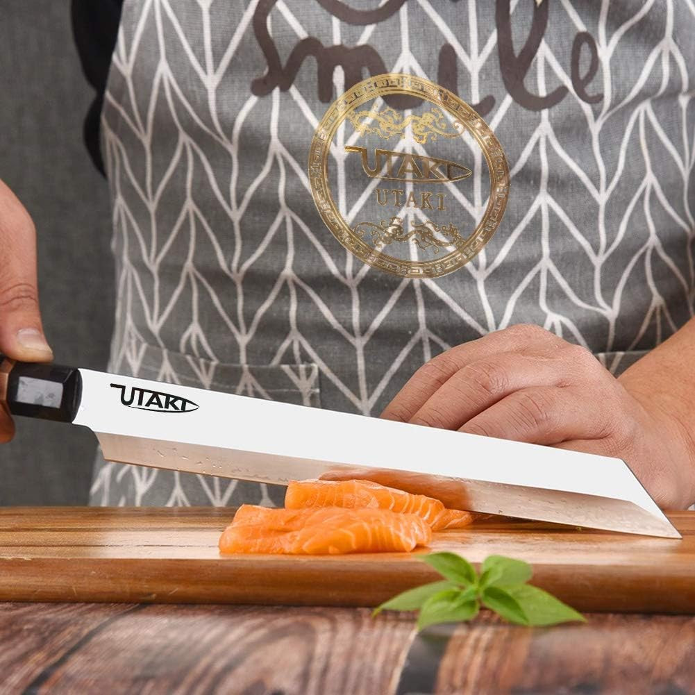 Kiritsuke Yanagiba 270mm Japanese Sushi Sashimi Knife Stainless Steel Mirror