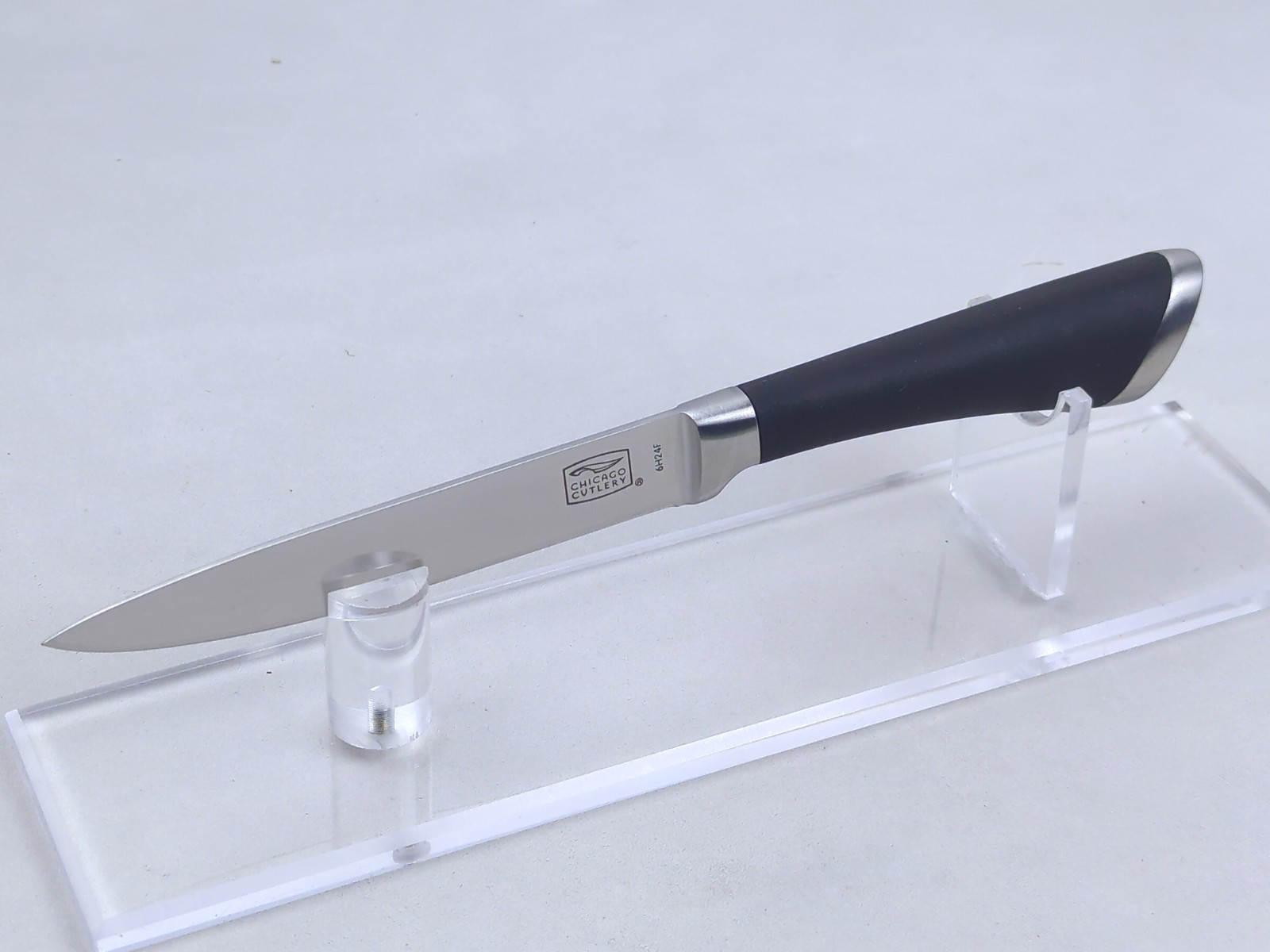 Chicago Cutlery FUSION 5″ UTILITY Knife, STAINLESS Steel Blade, BLACK Handle