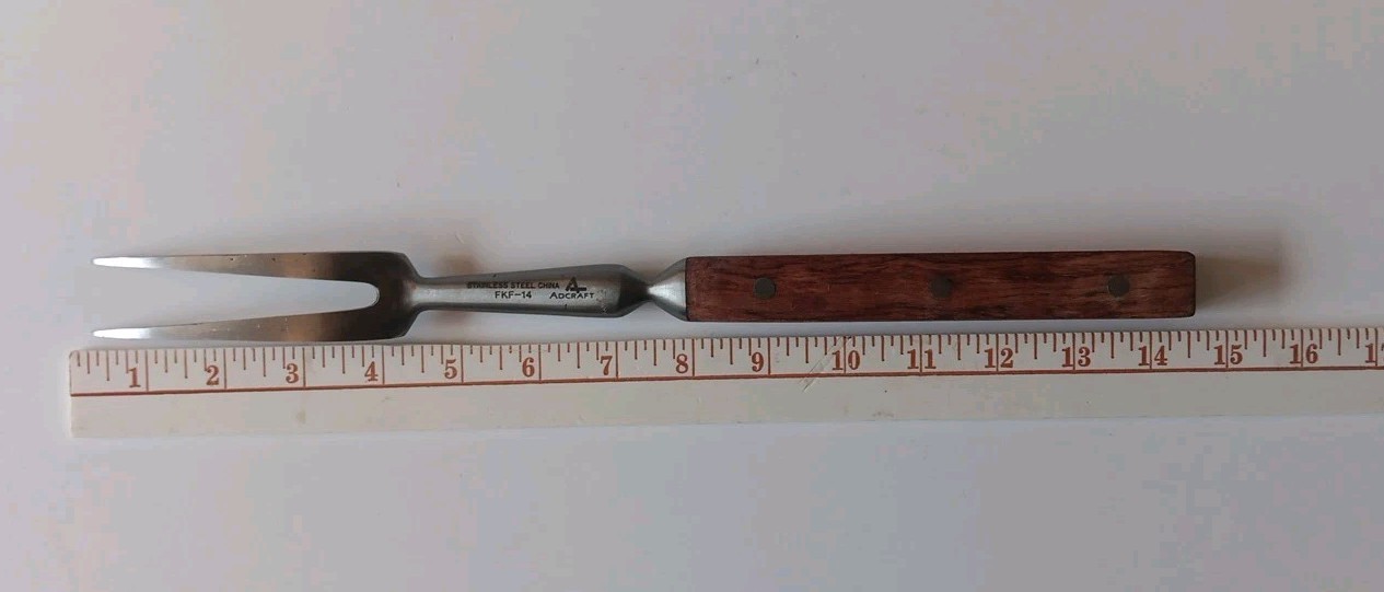 ONTARIO KNIFE CO/ADCRAFT Serving Forkand Butcher Knife SET