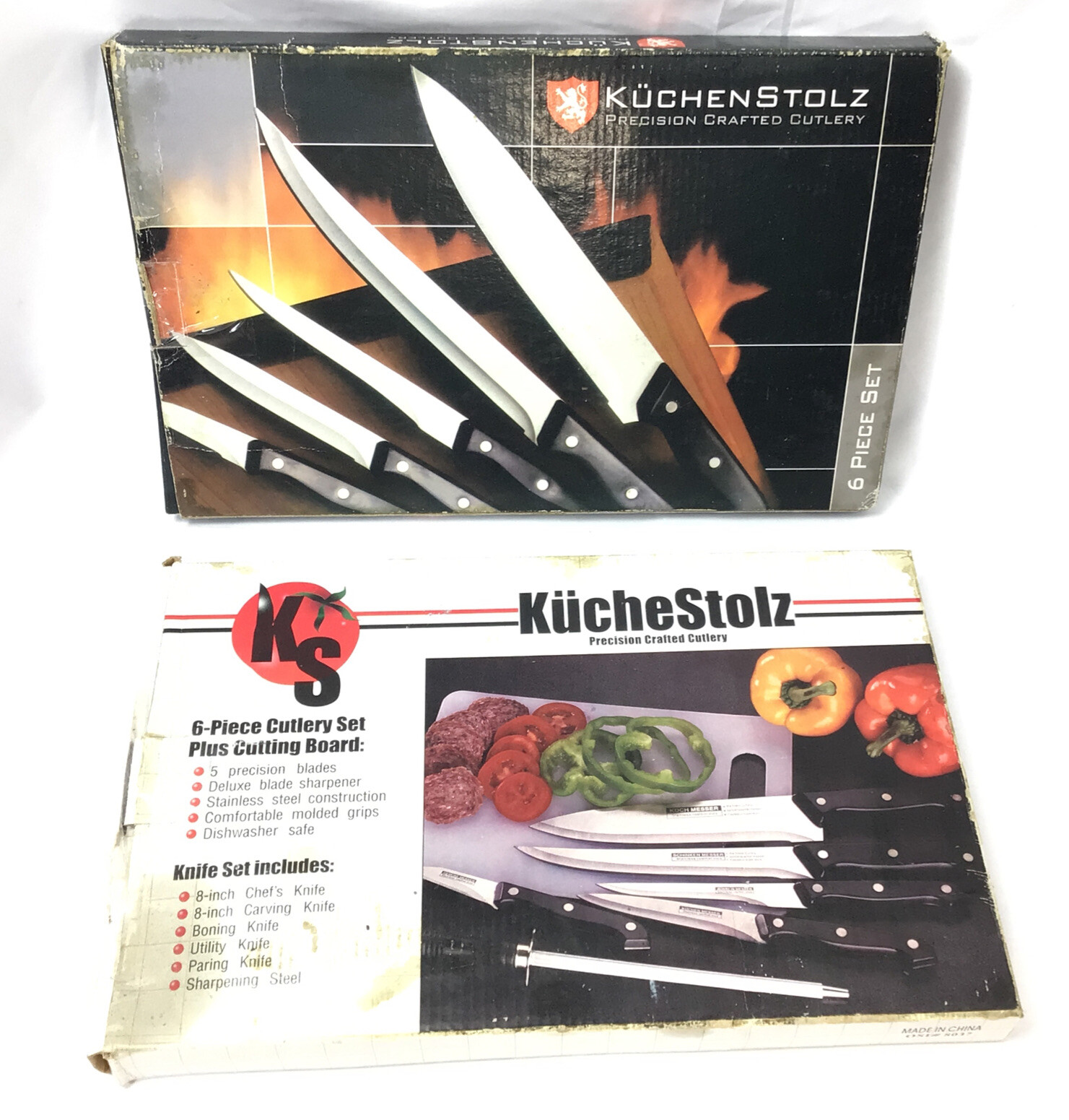 Kuchenstolz Precision Cutlery 6 Pc Knife Set (Bundle Of 2 )