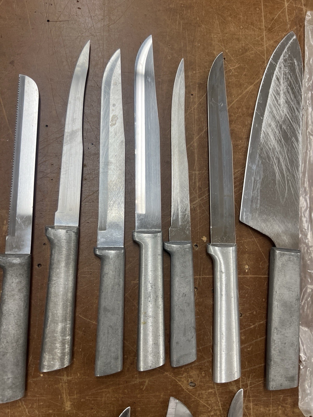 Large Knife Lot w/ RADA Cutlery Chef Knife Stainless Steel Kitchen + Steak